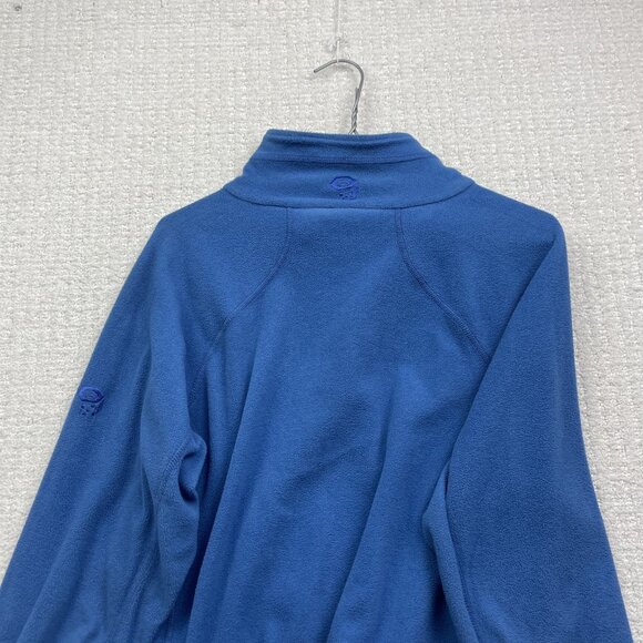 Mountain Hardwear Blue Polartec Fleece 1/2 Zip Jacket Men M Outdoor Hiking Read - Picture 15 of 15